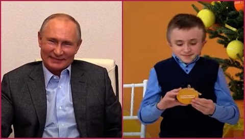 ПУТИН ИСПУЊАВА СВЕ ЖЕЉЕ: Мали Саша имао посебан захтев за председника, ево шта му је одговорио шеф Кремља (ВИДЕО) ПУТИН ИСПУЊАВА СВЕ ЖЕЉЕ: Мали Саша имао посебан захтев за председника, ево шта му је одговорио шеф Кремља (ВИДЕО)