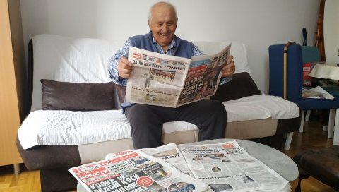 НОВОСТИМА ЗАРАЗИО ПОРОДИЦУ: Новосађанин Петар Ћирић (88), шест деценија верни читалац нашег листа НОВОСТИМА ЗАРАЗИО ПОРОДИЦУ: Новосађанин Петар Ћирић (88), шест деценија верни читалац нашег листа