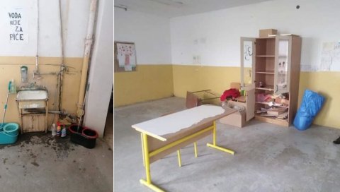 ДЕЦА БЕЗ ПИТКЕ ВОДЕ И НА БЕТОНУ: Драматично стање у Основној школи у Баћу, потребна замена врата и клупа, кречење, обнова расвете и грејања ДЕЦА БЕЗ ПИТКЕ ВОДЕ И НА БЕТОНУ: Драматично стање у Основној школи у Баћу, потребна замена врата и клупа, кречење, обнова расвете и грејања
