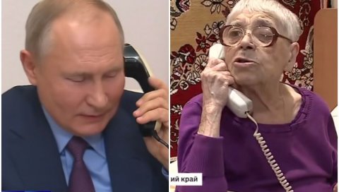 „ХАЛО, ОВДЕ ПУТИН!” Председник Русије испунио жељу пензионерки (97), а кад је чуо њену причу, одмах је издао наређење (ВИДЕО) „ХАЛО, ОВДЕ ПУТИН!” Председник Русије испунио жељу пензионерки (97), а кад је чуо њену причу, одмах је издао наређење (ВИДЕО)