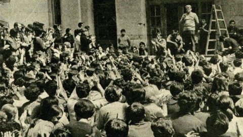ПАНИКА МЕЂУ ПОЛИТИЧАРИМА: Студентске демонстрације 1968. поквариле су слику о југословенском бесконфликтном друштву ПАНИКА МЕЂУ ПОЛИТИЧАРИМА: Студентске демонстрације 1968. поквариле су слику о југословенском бесконфликтном друштву