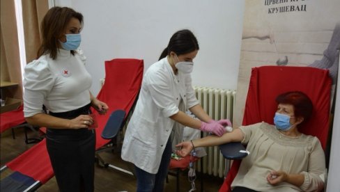 DOBROVOLJNO DAVANJE KRVI: Crveni krst Kruševac nastavlja akcije DOBROVOLJNO DAVANJE KRVI: Crveni krst Kruševac nastavlja akcije