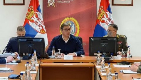 СНАЖНА АРМИЈА ЈЕ ГАРАНТ МИРА: Састанак Вучића и Војске Србије СНАЖНА АРМИЈА ЈЕ ГАРАНТ МИРА: Састанак Вучића и Војске Србије