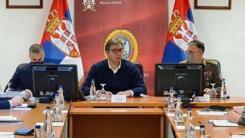 СНАЖНА АРМИЈА ЈЕ ГАРАНТ МИРА: Састанак Вучића и Војске Србије СНАЖНА АРМИЈА ЈЕ ГАРАНТ МИРА: Састанак Вучића и Војске Србије