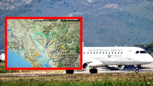 NEVEROVATNA SCENA NA NEBU IZNAD CRNE GORE: Pilot poleteo za Beograd i na emotivan način se oprostio od svoje avio-kompanije (FOTO) NEVEROVATNA SCENA NA NEBU IZNAD CRNE GORE: Pilot poleteo za Beograd i na emotivan način se oprostio od svoje avio-kompanije (FOTO)