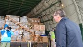 „LIČNA POMOĆ ŠEIKA MOHAMEDA“ Vučić: Stiglo je opreme dovoljno za jednu bolnicu „LIČNA POMOĆ ŠEIKA MOHAMEDA“ Vučić: Stiglo je opreme dovoljno za jednu bolnicu