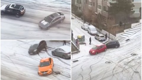 АУТОМОБИЛИ ЛЕТЕ ЛЕТЕ ПО ПУТУ: Снег направио хаос у Анкари, возачи потпуно немоћни (ВИДЕО) АУТОМОБИЛИ ЛЕТЕ ЛЕТЕ ПО ПУТУ: Снег направио хаос у Анкари, возачи потпуно немоћни (ВИДЕО)
