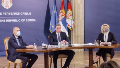 ВУЧИЋ О ЖАЛБАМА ПРИШТИНЕ ЗБОГ ВАКЦИНА- Председник: Прекршили споразум дељењем лекова? Има ли разума? ВУЧИЋ О ЖАЛБАМА ПРИШТИНЕ ЗБОГ ВАКЦИНА- Председник: Прекршили споразум дељењем лекова? Има ли разума?