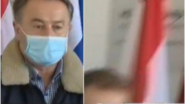 УЖАСАН СНИМАК ИЗ ХРВАТСКЕ: Члан Кризног штаба пао уживо у програму од силине земљотреса УЖАСАН СНИМАК ИЗ ХРВАТСКЕ: Члан Кризног штаба пао уживо у програму од силине земљотреса