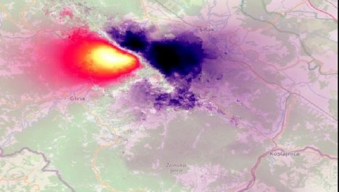 САТЕЛИТСКИ СНИМЦИ: Тло у Петрињи спустило се 10 цм (ФОТО) САТЕЛИТСКИ СНИМЦИ: Тло у Петрињи спустило се 10 цм (ФОТО)
