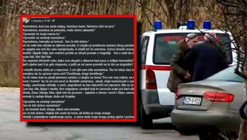 СНОВИ СЕ РАСПУКЛИ КАО БАЛОНИ ОД САПУНИЦЕ: Опроштај разредне од ђака који су се угушили у Посушју кида срце СНОВИ СЕ РАСПУКЛИ КАО БАЛОНИ ОД САПУНИЦЕ: Опроштај разредне од ђака који су се угушили у Посушју кида срце
