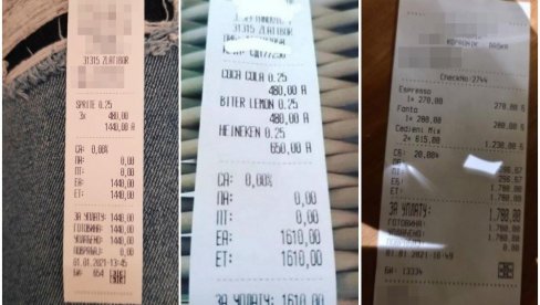BURA NA TVITERU: Svi pričaju o računu iz kafića na Zlatiboru, a sada se pojavio jedan i sa Kopaonika (FOTO) BURA NA TVITERU: Svi pričaju o računu iz kafića na Zlatiboru, a sada se pojavio jedan i sa Kopaonika (FOTO)