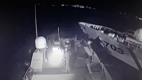 ТУРСКИ РАТНИ БРОД СЕ ЗАБИО У ГРЧКО ПЛОВИЛО! Процурио снимак инцидента, Анкара провоцира на Медитерану (ВИДЕО) ТУРСКИ РАТНИ БРОД СЕ ЗАБИО У ГРЧКО ПЛОВИЛО! Процурио снимак инцидента, Анкара провоцира на Медитерану (ВИДЕО)