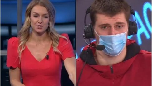 AMERIKANKA ZBUNILA JOKIĆA: Srbinu bolje ide sa loptom, nego li sa lepim novinarkama (VIDEO) AMERIKANKA ZBUNILA JOKIĆA: Srbinu bolje ide sa loptom, nego li sa lepim novinarkama (VIDEO)