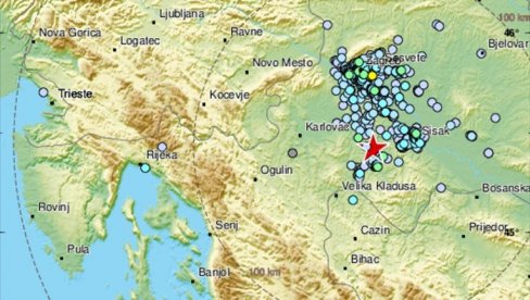 БАНИЈА СЕ ПОНОВО ТРЕСЕ: Нови земљотрес код Петриње БАНИЈА СЕ ПОНОВО ТРЕСЕ: Нови земљотрес код Петриње