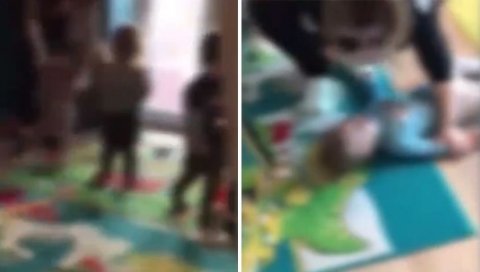 УЗНЕМИРУЈУЋИ СНИМАК ИЗ БЕОГРАДСКОГ ВРТИЋА: Васпитачица дрмуса и шамара децу - Град послао хитну инспекцију (ВИДЕО) УЗНЕМИРУЈУЋИ СНИМАК ИЗ БЕОГРАДСКОГ ВРТИЋА: Васпитачица дрмуса и шамара децу - Град послао хитну инспекцију (ВИДЕО)