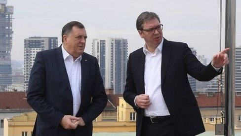 ДОГОВОРЕНА ДАЉА САРАДЊА СРБИЈЕ И СРПСКЕ: Вучић се састао са Додиком ДОГОВОРЕНА ДАЉА САРАДЊА СРБИЈЕ И СРПСКЕ: Вучић се састао са Додиком
