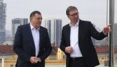 ДОГОВОРЕНА ДАЉА САРАДЊА СРБИЈЕ И СРПСКЕ: Вучић се састао са Додиком ДОГОВОРЕНА ДАЉА САРАДЊА СРБИЈЕ И СРПСКЕ: Вучић се састао са Додиком