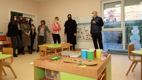ВИШЕ НЕГО ДУПЛО ПОВЕЋАНИ КАПАЦИТЕТИ: Реконструисан вртић у Старим Лединцима ВИШЕ НЕГО ДУПЛО ПОВЕЋАНИ КАПАЦИТЕТИ: Реконструисан вртић у Старим Лединцима