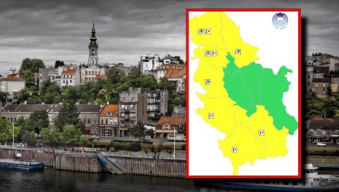 СУТРА ВЕЛИКИ ПАД ТЕМПЕРАТУРЕ: Упаљен жути метеоаларм, ништа од пролећног времена за викенд СУТРА ВЕЛИКИ ПАД ТЕМПЕРАТУРЕ: Упаљен жути метеоаларм, ништа од пролећног времена за викенд