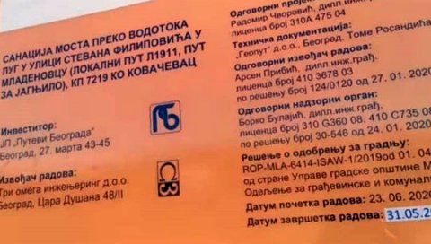 МОСТИЋ КАО СКАДАР: Због градње прелаза преко речице Луг, житељи села Јагњило са општине Младеновац, обилазе километрима МОСТИЋ КАО СКАДАР: Због градње прелаза преко речице Луг, житељи села Јагњило са општине Младеновац, обилазе километрима