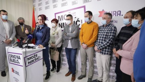 URA PREDSTAVILA LISTU U NIKŠIĆU: Nosilac prof. dr Tatjana Đurišić-Bečanović URA PREDSTAVILA LISTU U NIKŠIĆU: Nosilac prof. dr Tatjana Đurišić-Bečanović