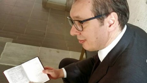 ВУЧИЋ ПОЛОЖИО ПРВИ ИСПИТ: 10 за почетак ВУЧИЋ ПОЛОЖИО ПРВИ ИСПИТ: 10 за почетак