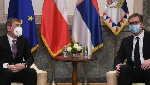 САСТАНАК СА ЧЕШКИМ ПРЕМИЈЕРОМ: Вучић разговарао са Андрејем Бабишом САСТАНАК СА ЧЕШКИМ ПРЕМИЈЕРОМ: Вучић разговарао са Андрејем Бабишом