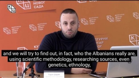 ШАРИЋЕВО ПРЕДАВАЊЕ О ПОРЕКЛУ АЛБАНАЦА И НА ЕНГЛЕСКОМ: На молбу бројних пратилаца Јутјуб канала Културног центра Новог Сада (ВИДЕО) ШАРИЋЕВО ПРЕДАВАЊЕ О ПОРЕКЛУ АЛБАНАЦА И НА ЕНГЛЕСКОМ: На молбу бројних пратилаца Јутјуб канала Културног центра Новог Сада (ВИДЕО)