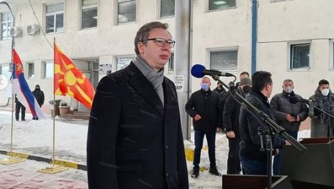 ЈОШ ЈЕДАН ГРАНИЧНИ ПРЕЛАЗ СА СЕВЕРНОМ МАКЕДОНИЈОМ? Вучић - Није једноставна ствар, али радимо на томе ЈОШ ЈЕДАН ГРАНИЧНИ ПРЕЛАЗ СА СЕВЕРНОМ МАКЕДОНИЈОМ? Вучић - Није једноставна ствар, али радимо на томе