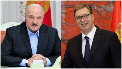 НАШЕ ДВЕ ЗЕМЉЕ СУ ПРИЈАТЕЉСКЕ Вучић: Следеће године наћи ћемо термин за сусрет са Лукашенком НАШЕ ДВЕ ЗЕМЉЕ СУ ПРИЈАТЕЉСКЕ Вучић: Следеће године наћи ћемо термин за сусрет са Лукашенком