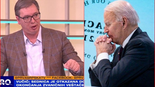 АМЕРИКА И ЕУ ОБЈЕДИЊУЈУ СНАГЕ ПРОТИВ СРБИЈЕ: Вучић открио шта ће у лице рећи Бајдену АМЕРИКА И ЕУ ОБЈЕДИЊУЈУ СНАГЕ ПРОТИВ СРБИЈЕ: Вучић открио шта ће у лице рећи Бајдену