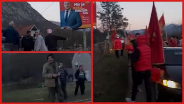 МИЛОВЕ ПРИСТАЛИЦЕ НАПАЛЕ ЉУДЕ! Скандалозан снимак - гађали их каменицама и флашама, дивљачко понашање комита (ВИДЕО) МИЛОВЕ ПРИСТАЛИЦЕ НАПАЛЕ ЉУДЕ! Скандалозан снимак - гађали их каменицама и флашама, дивљачко понашање комита (ВИДЕО)