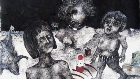 ЦРТЕЖИ КРИСТИНЕ ПИРКОВИЋ У ХАОСУ: Свет изгубљеног раја ЦРТЕЖИ КРИСТИНЕ ПИРКОВИЋ У ХАОСУ: Свет изгубљеног раја