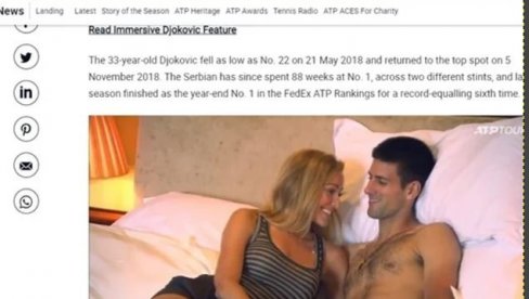SKANDALOZAN POTEZ ATP-a: Novak i Jelena razgolićeni u krevetu (FOTO) SKANDALOZAN POTEZ ATP-a: Novak i Jelena razgolićeni u krevetu (FOTO)