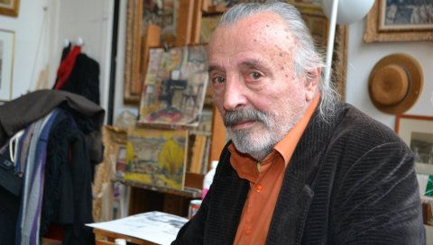 ЧЕТКИЦОМ ЈЕ ЗАУСТАВЉАО ВРЕМЕ: У Паризу преминуо српски сликар Марко Ступар (85) ЧЕТКИЦОМ ЈЕ ЗАУСТАВЉАО ВРЕМЕ: У Паризу преминуо српски сликар Марко Ступар (85)