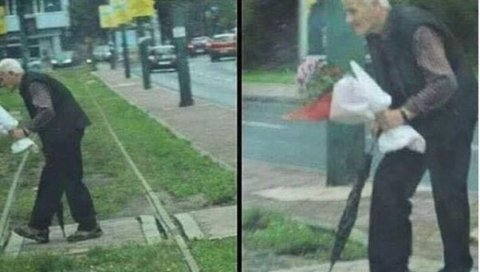 СЛИКА ДЕКЕ С БУКЕТОМ ЦВЕЋА РАЗНЕЖИЛА БЕОГРАЂАНЕ: Кад имаш оваквог господина, сваки дан је празник! (ФОТО) СЛИКА ДЕКЕ С БУКЕТОМ ЦВЕЋА РАЗНЕЖИЛА БЕОГРАЂАНЕ: Кад имаш оваквог господина, сваки дан је празник! (ФОТО)