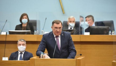 OBRAĆANJE DODIKA POSLANICIMA NS RS: Visoki predstavnik deo problema, a ne rešenja u BiH, Skupština da zauzme stav OBRAĆANJE DODIKA POSLANICIMA NS RS: Visoki predstavnik deo problema, a ne rešenja u BiH, Skupština da zauzme stav