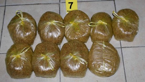 ПРЕТРЕС СТАНА У НИШУ: Полиција пронаша 93 килограма дувана и скоро 2.500 пакли цигарета (ФОТО) ПРЕТРЕС СТАНА У НИШУ: Полиција пронаша 93 килограма дувана и скоро 2.500 пакли цигарета (ФОТО)