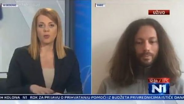 НОВИНАРКИ Н1 ЗАСТАЛА КНЕДЛА У ГРЛУ: Водитељки вести непријатно зато што је у Србији лечење короне боље него у Француској (ВИДЕО) НОВИНАРКИ Н1 ЗАСТАЛА КНЕДЛА У ГРЛУ: Водитељки вести непријатно зато што је у Србији лечење короне боље него у Француској (ВИДЕО)