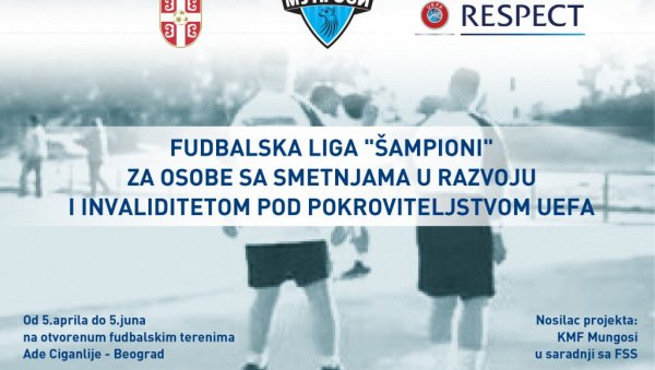 ХУМАНИТАРНА АКЦИЈА НОВОСТИ И МУНГОСА: Фудбалска лига Шампиони под покровитељством УЕФА и ФСС ХУМАНИТАРНА АКЦИЈА НОВОСТИ И МУНГОСА: Фудбалска лига Шампиони под покровитељством УЕФА и ФСС