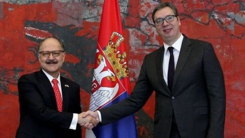 NOVI AMBASADORI U SRBIJI: Predsednik Vučić primio akreditivna pisma (FOTO) NOVI AMBASADORI U SRBIJI: Predsednik Vučić primio akreditivna pisma (FOTO)