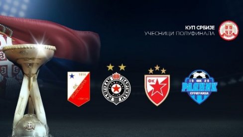 ЖРЕБ ЗА КУП СРБИЈЕ: Вечити евентуално тек у финалу! Партизан са Војводином у полуфиналу (ВИДЕО) ЖРЕБ ЗА КУП СРБИЈЕ: Вечити евентуално тек у финалу! Партизан са Војводином у полуфиналу (ВИДЕО)
