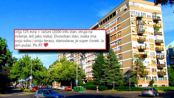 ХИТ ОГЛАС ДЕВОЈКЕ ИЗ СРБИЈЕ: Тражи цимерку, мора да испуни овај услов ХИТ ОГЛАС ДЕВОЈКЕ ИЗ СРБИЈЕ: Тражи цимерку, мора да испуни овај услов