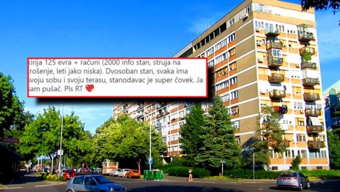 HIT OGLAS DEVOJKE IZ SRBIJE: Traži cimerku, mora da ispuni ovaj uslov HIT OGLAS DEVOJKE IZ SRBIJE: Traži cimerku, mora da ispuni ovaj uslov