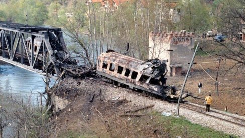 ДА СЕ НЕ ЗАБОРАВИ ЗЛОЧИН НАТО АЛИЈАНСЕ: Обележене 22 године од бомбардовања путничког воза у Грделичкој клисури (ФОТО) ДА СЕ НЕ ЗАБОРАВИ ЗЛОЧИН НАТО АЛИЈАНСЕ: Обележене 22 године од бомбардовања путничког воза у Грделичкој клисури (ФОТО)