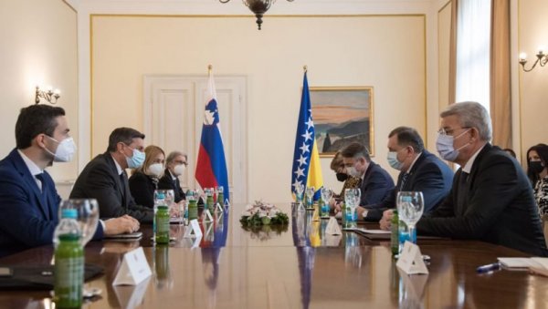 “ПАХОР ЗАГОВОРНИК ИНТЕГРИТЕТА БИХ”: После буре у Сарајеву око питања разлаза, огласио се и кабинет словеначког председника “ПАХОР ЗАГОВОРНИК ИНТЕГРИТЕТА БИХ”: После буре у Сарајеву око питања разлаза, огласио се и кабинет словеначког председника