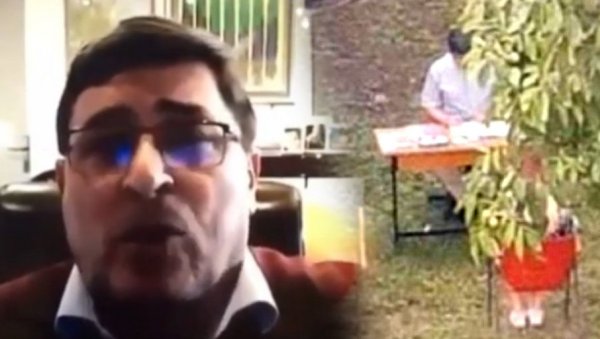 НИЈЕ МУ ПРВИ ПУТ ДА НАМ ИЗМАМИ ОСМЕХ: Професор чије онлајн предавање прекида жена је овако држао испит на Медицинском (ФОТО) НИЈЕ МУ ПРВИ ПУТ ДА НАМ ИЗМАМИ ОСМЕХ: Професор чије онлајн предавање прекида жена је овако држао испит на Медицинском (ФОТО)