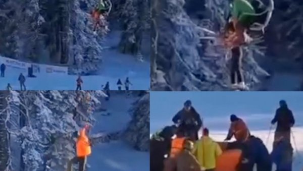 ДРАМАТИЧНО СПАШАВАЊЕ НА КОПАОНИКУ: Људи вриштали док су гледали девојчицу како виси са жичаре ДРАМАТИЧНО СПАШАВАЊЕ НА КОПАОНИКУ: Људи вриштали док су гледали девојчицу како виси са жичаре