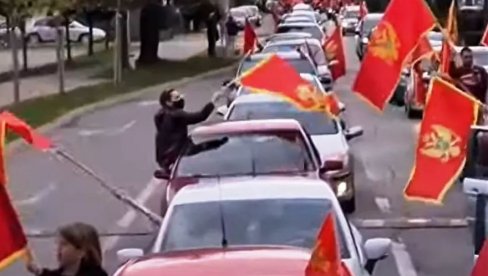 KOMITE PONOVO DIVLJAJU U PODGORICI: Blokirali bulevar ispred zgrade parlamenta (VIDEO) KOMITE PONOVO DIVLJAJU U PODGORICI: Blokirali bulevar ispred zgrade parlamenta (VIDEO)